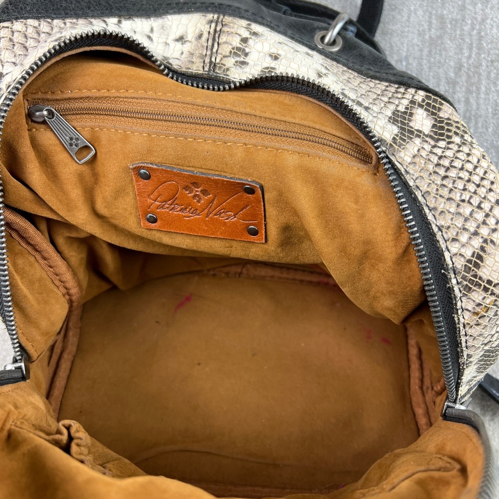 Patricia Nash Snakeskin Python Leather Convertibl… - image 8